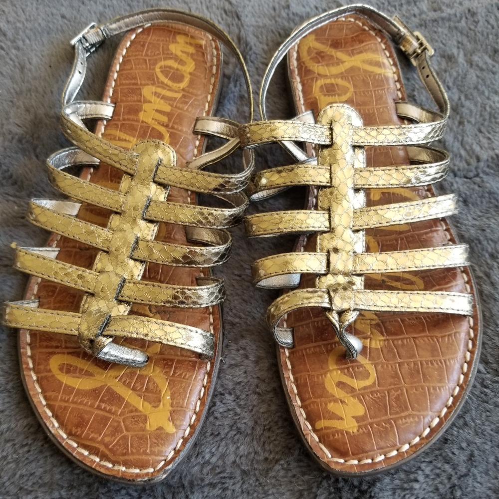 Sam Edelman broke leather sandal size 8